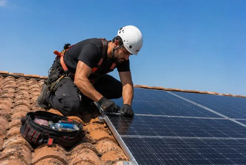 Maintenance et monitoring de panneaux solaires à Prugnanes
