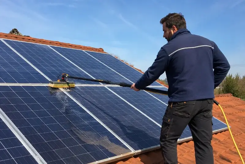 Nettoyage et entretien de panneaux solaires à Prugnanes