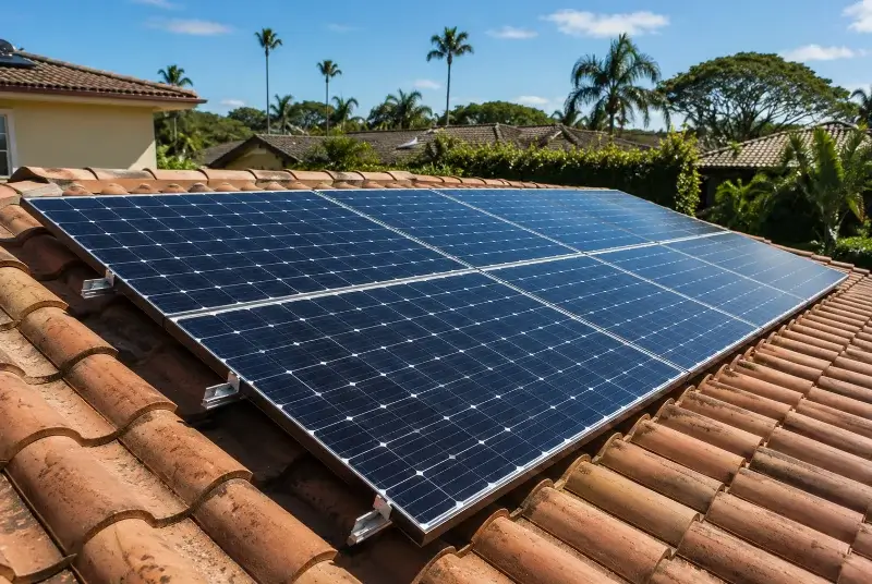 Installation de panneaux solaires à Prugnanes